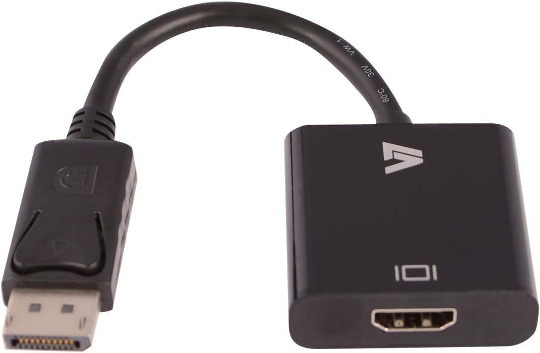 V7 DisplayPort to HDMI Adapter, Black