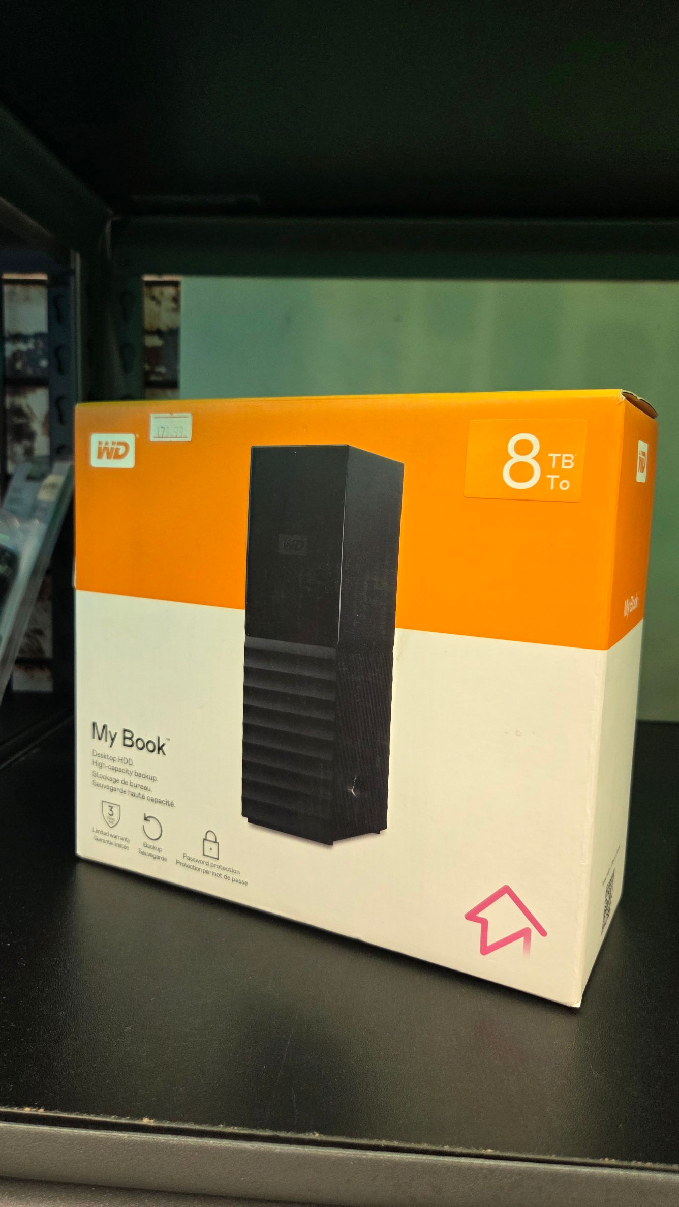 WD My Book 8TB External Hard Drive – USB 3.0 – Excellent Condition