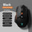 Thumbnail: Warvank SX01 Wireless Gaming Mouse Smart Screen Display 6-speed DPI Adjustment 6