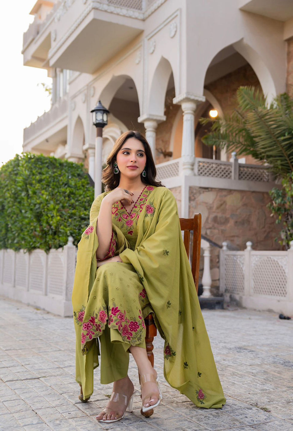 Thumbnail: Desi ready to wear cotton suits