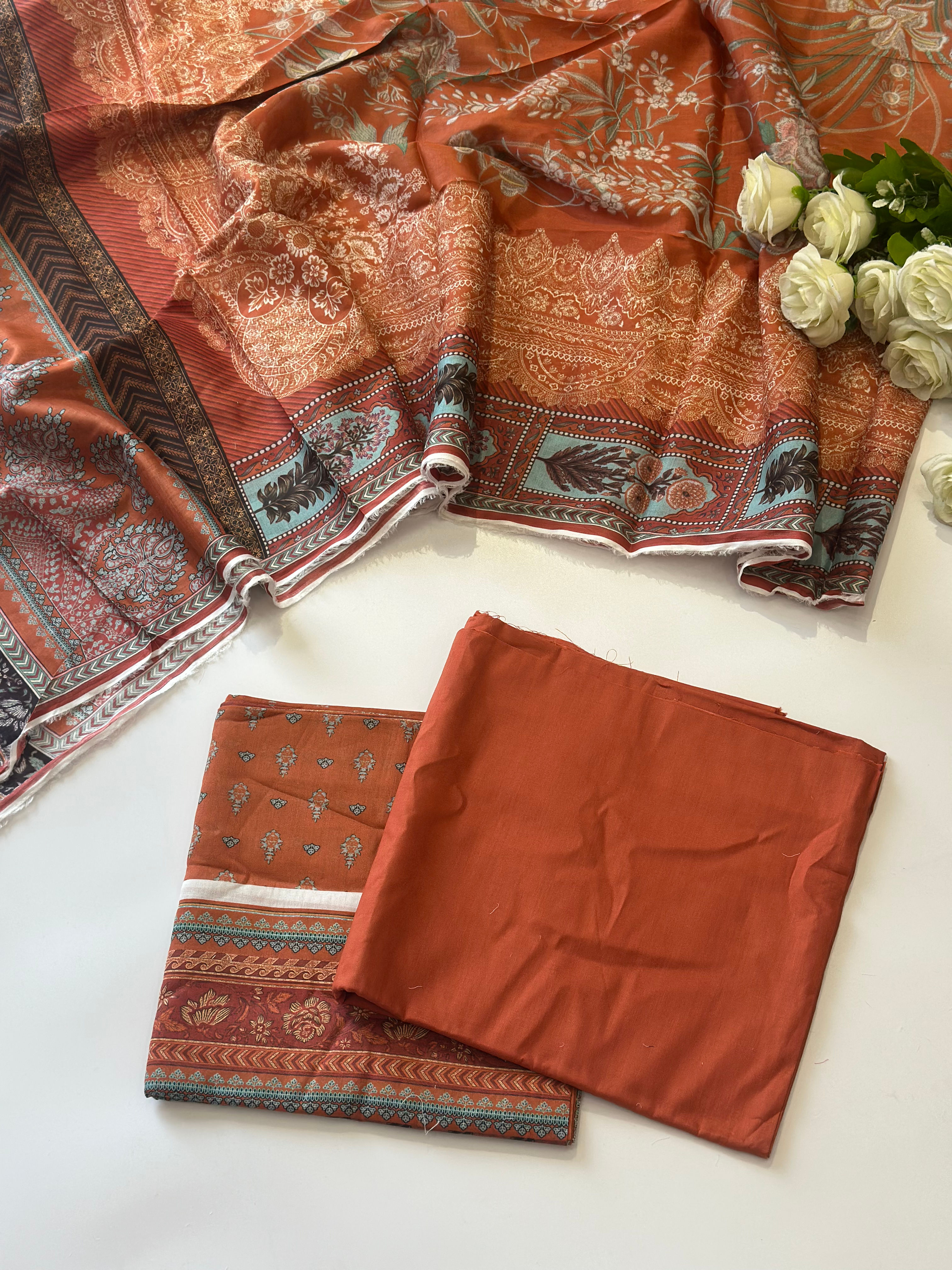 Mausummary unstitched suit
