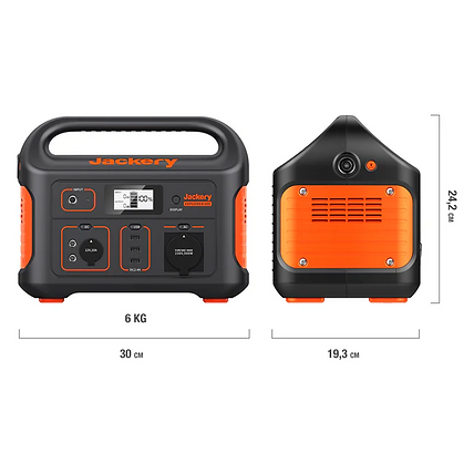 Jackery Explorer 500 Powerstation 518Wh mit vielseitigen Anschlüssen für mobile Energie