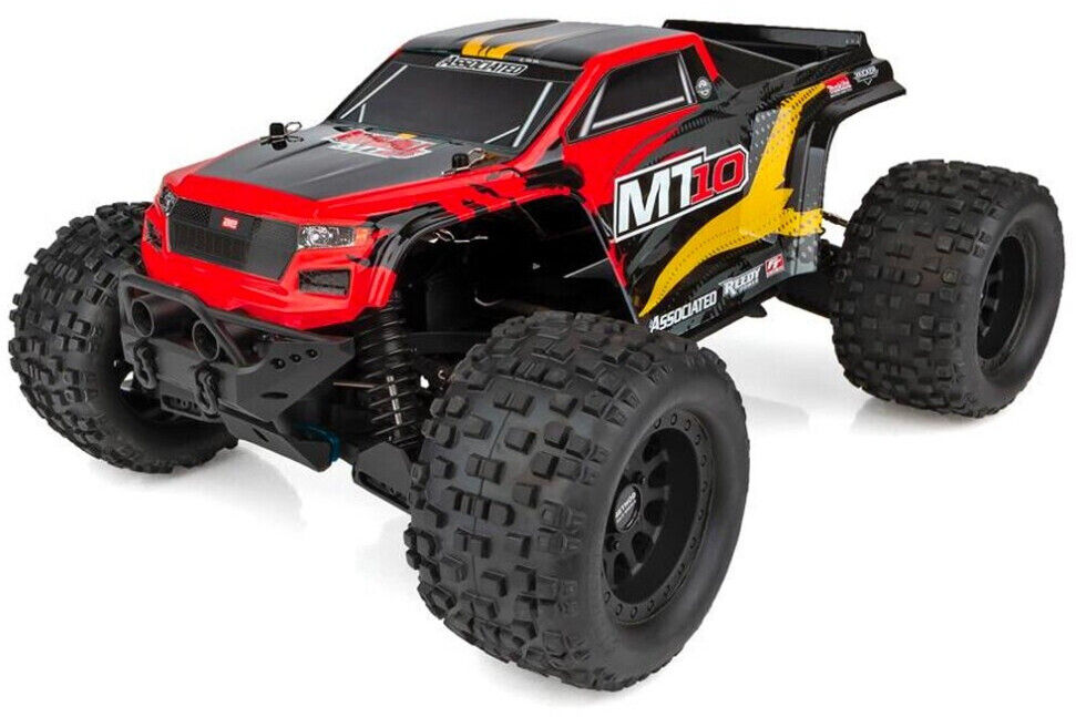 Team Associated Rival MT10 Brushless RTR V2 Monster Truck mit 3300kV Brushless-Motor, 4WD-Antrieb und robuster Offroad-Konstr