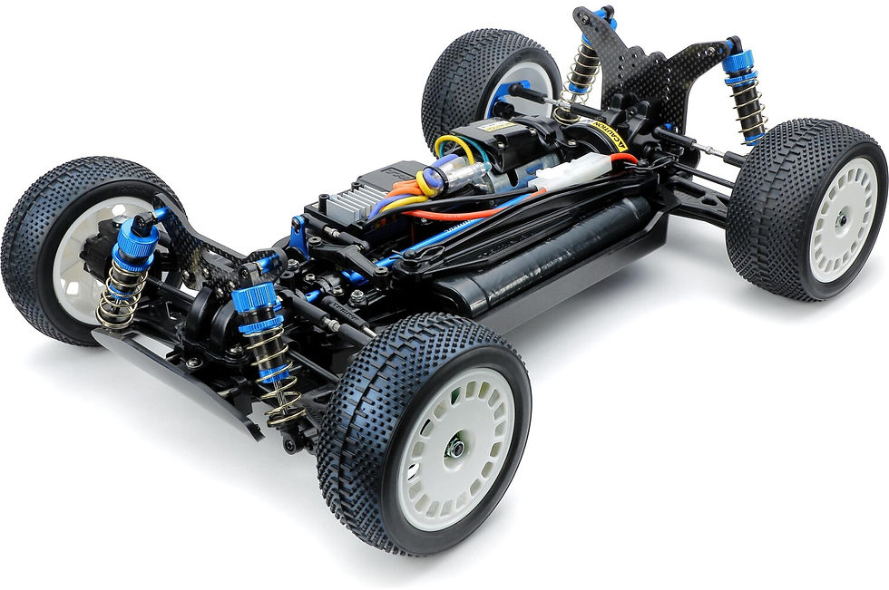 Tamiya TT-02BR 1:10 Elektro Buggy Chassis Kit mit 4WD und Aluminium-Fahrwerk.