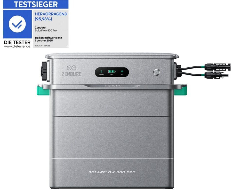 Zendure SolarFlow 800 Pro 1920Wh Balkonkraftwerk Speicher