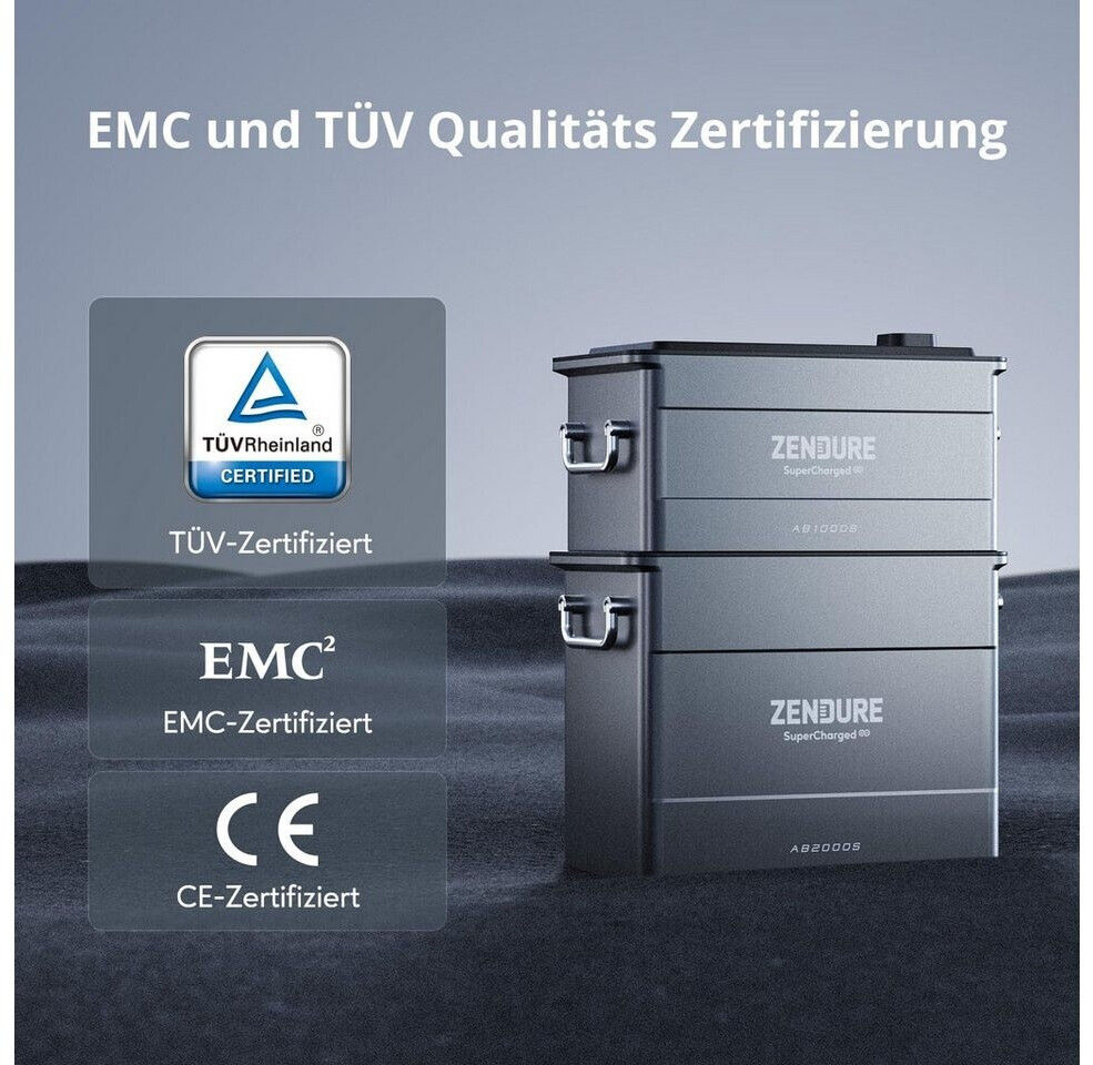 Zendure SolarFlow 800 Pro Speicher Set mit AB2000X 3840Wh