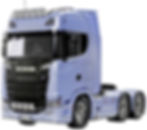 Tamiya Scania 770 S 6x4 1:14 RC Truck mit Aluminium-Leiterrahmen, 3-Gang-Getriebe, Doppelachsantrieb und detailgetreuer Scani
