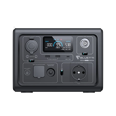BLUETTI EB3A Powerstation 268Wh mit zuverlässiger Energieversorgung für unterwegs