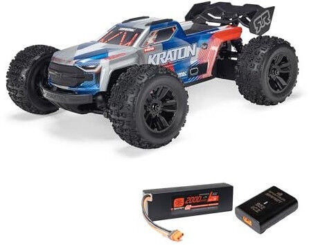 ARRMA MINI KRATON 3S DSC 4X4 RTR Rot Blau mit 3000kV Brushless-Motor, 4WD-Antrieb, DSC-Stabilisierung und über 80 km/h Geschw