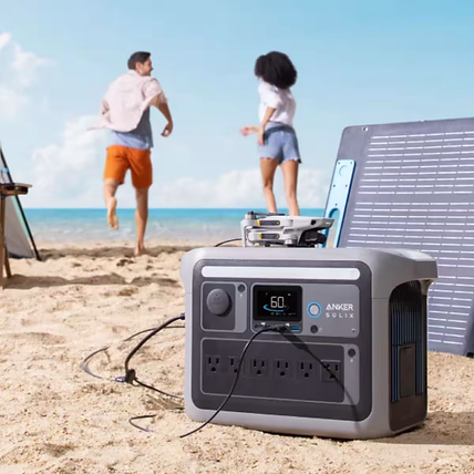 Anker SOLIX C1000X 1056Wh Powerstation mit 1800W und Solarladefunktion