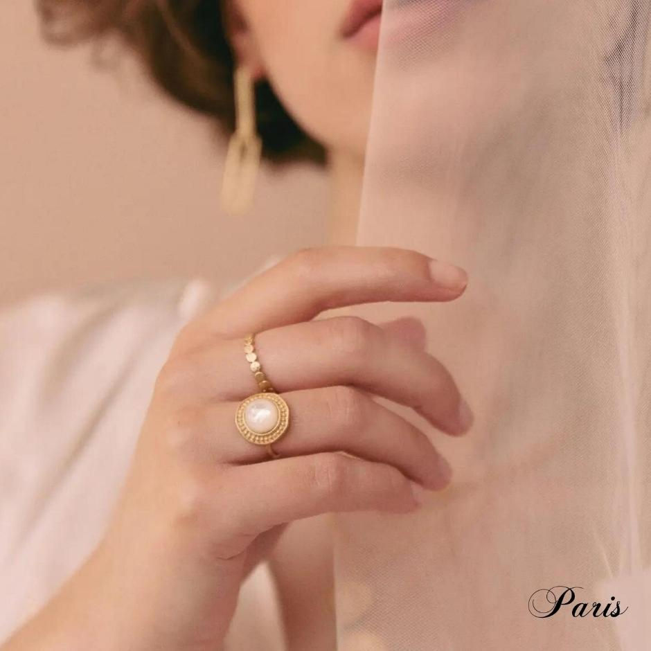 ANAÏS RING NACRE