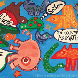 Fresque pour le C.L.A.S de Vouillé (86190)