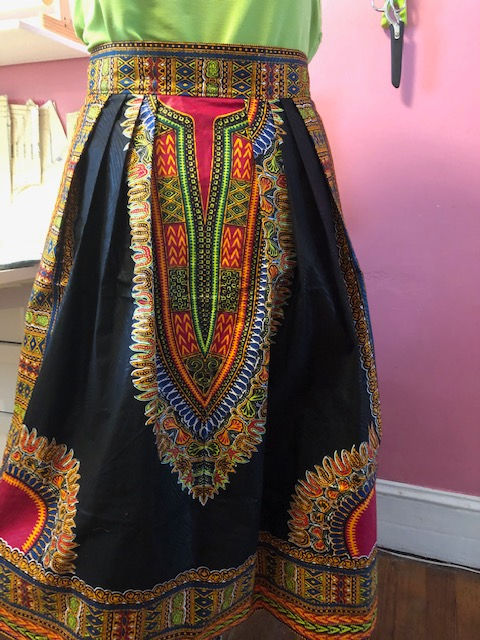 Thumbnail: African Ankara Maxi Skirt