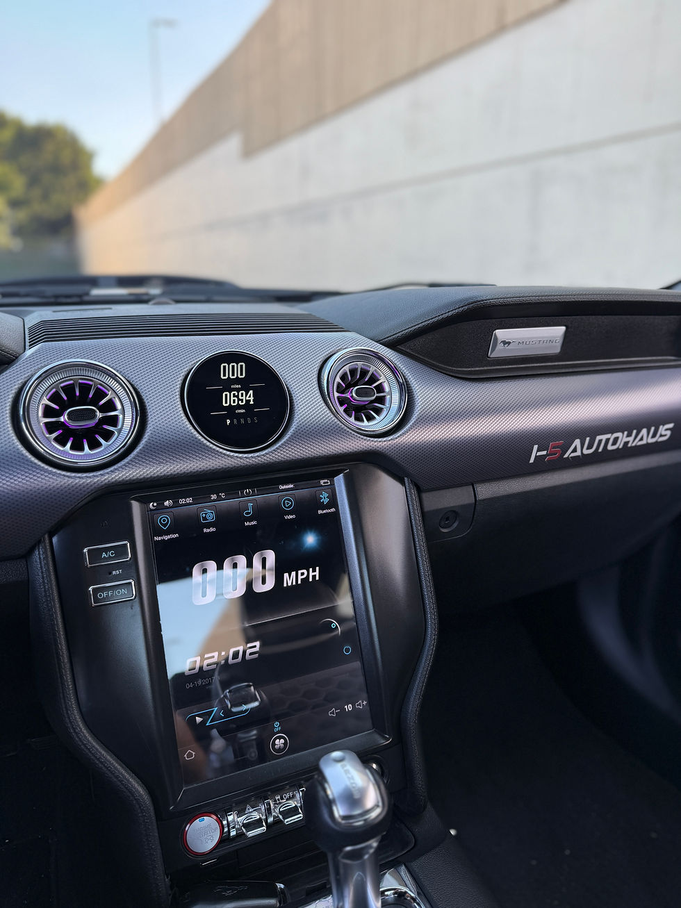 Thumbnail: 15-23 ColorShift AC Vents With LED Digital Gauge