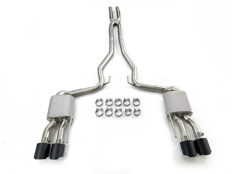 Thumbnail: i-5Autohaus 2024-2026 Mustang Cat-back Quad Tips Exhaust
