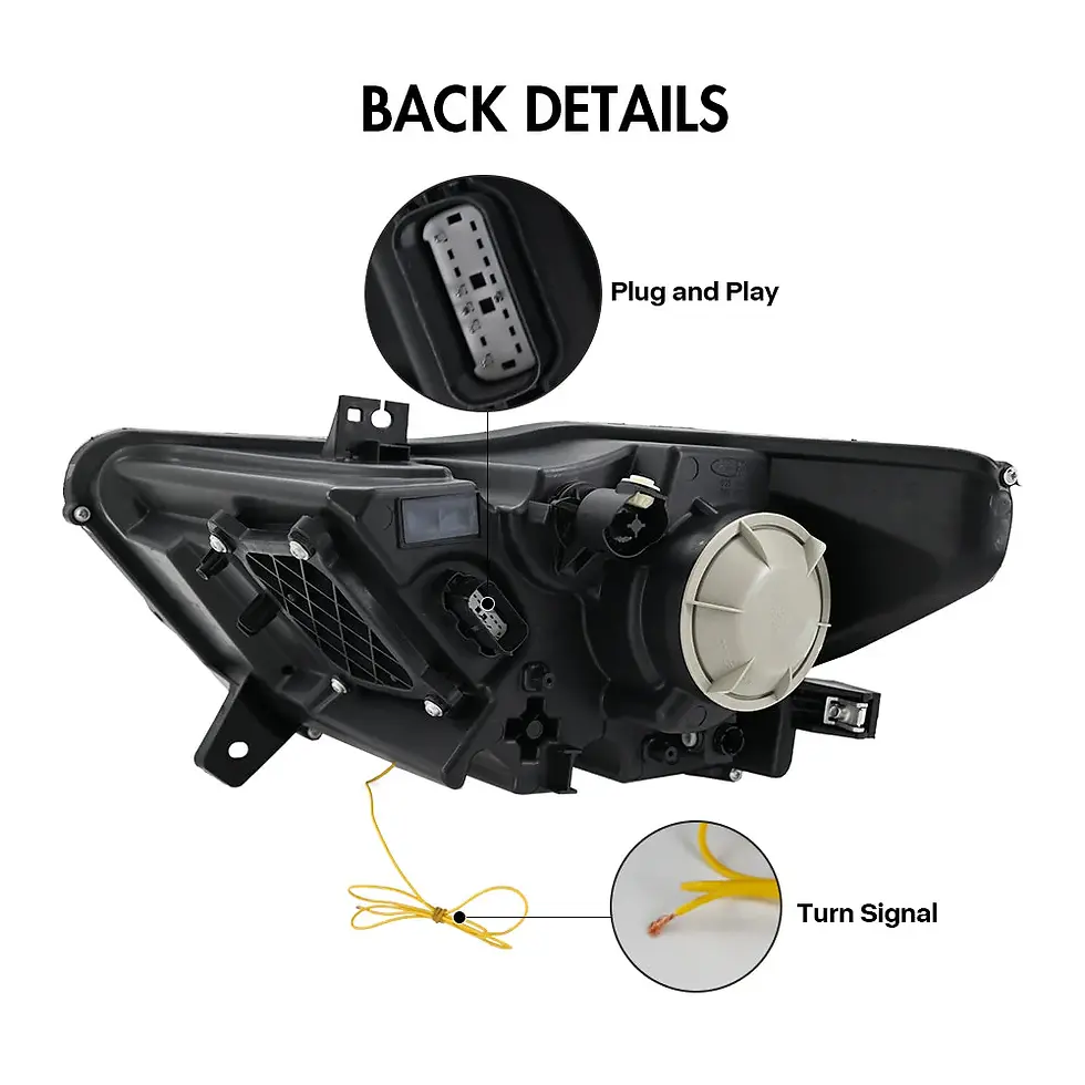 Thumbnail: i5Autohaus S650 Style Headlights for 15-17 Mustang