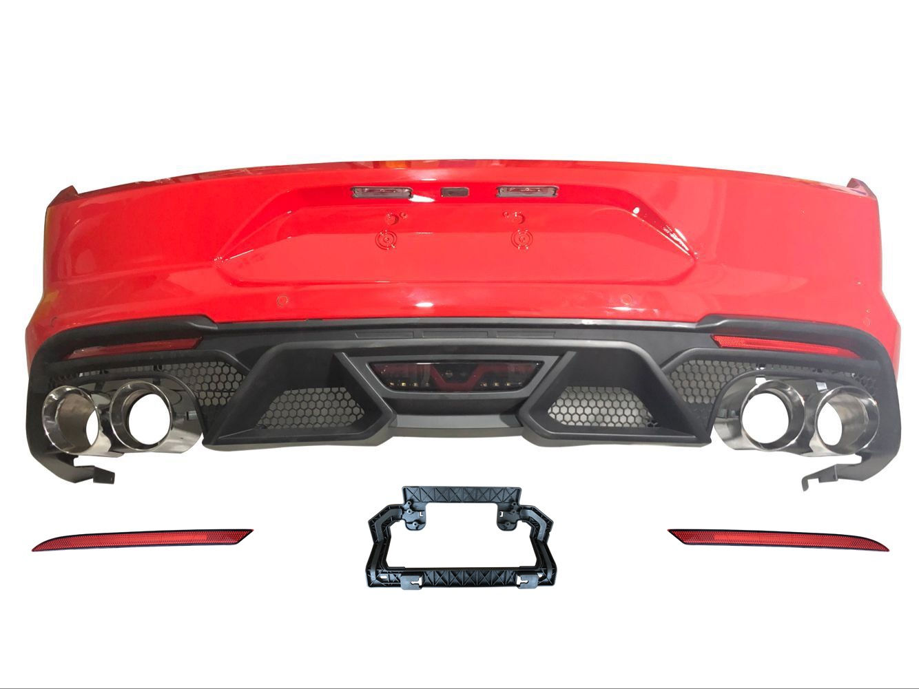 2020 GT500 Style Rear Bumper (15-23 All)