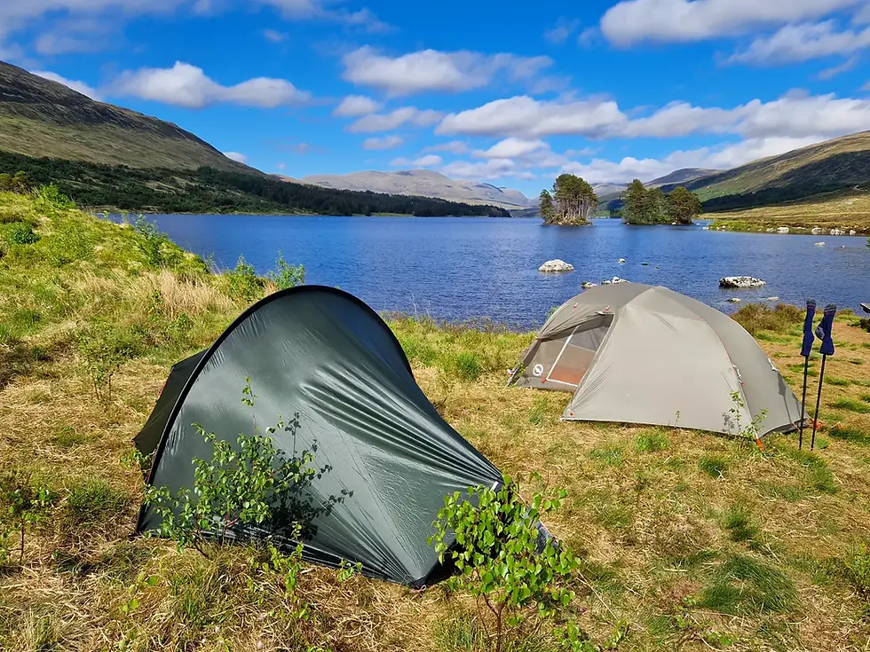 The stunning Loch Ossian, Alder Trail