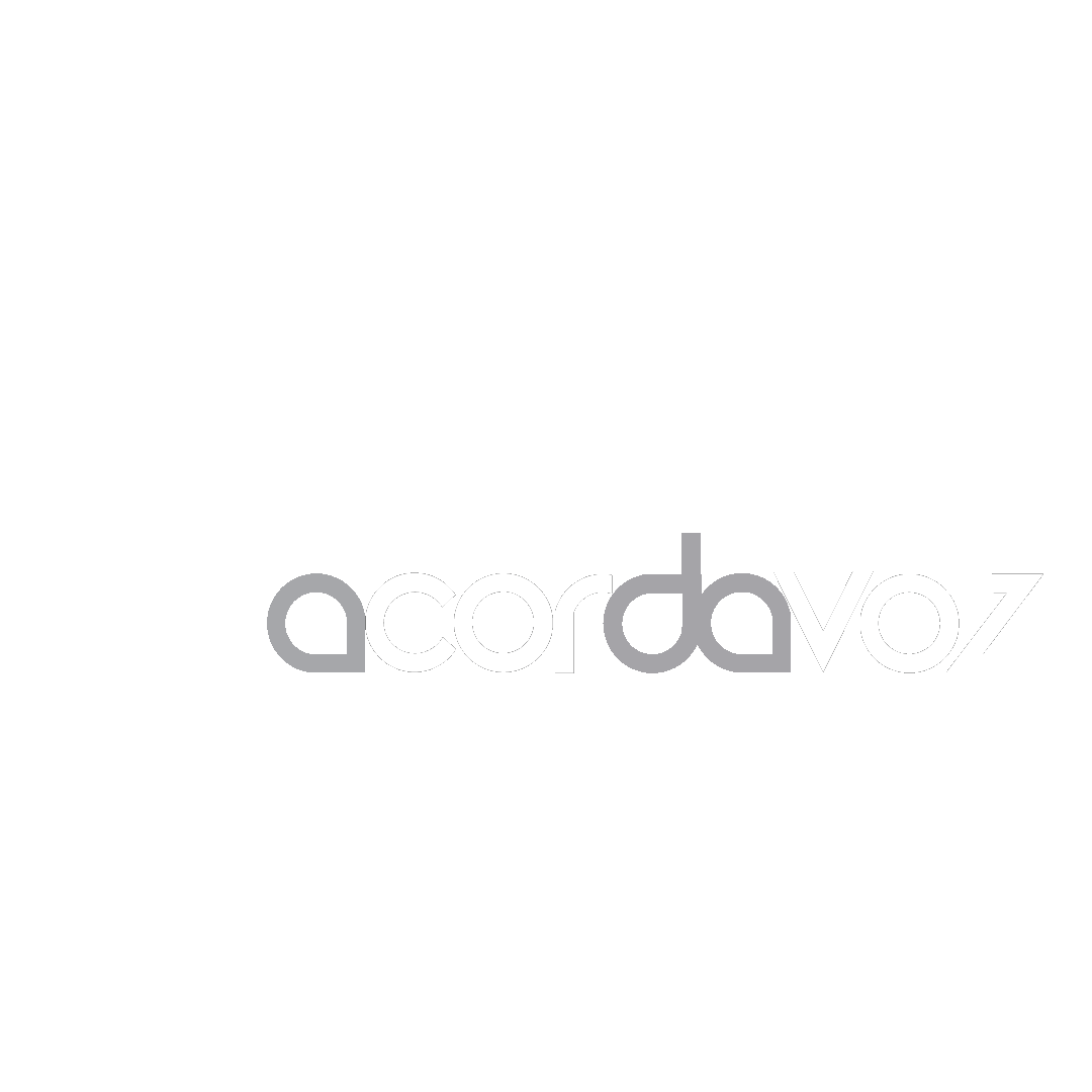fundo cinza com palavras: A Cor da Voz