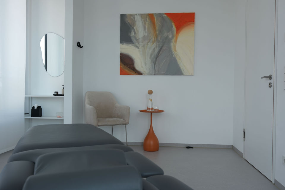 Behandlungszimmer bei Physiotherapie Diane Widmaier in Neu-Ulm
