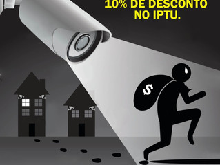 Projeto que prevê desconto no IPTU para quem tiver câmera em casa é apresentado