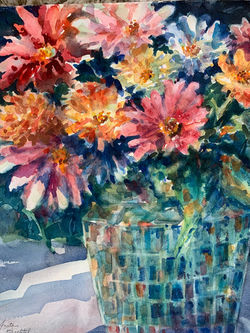 Brechtel - Zinnia Bouquet