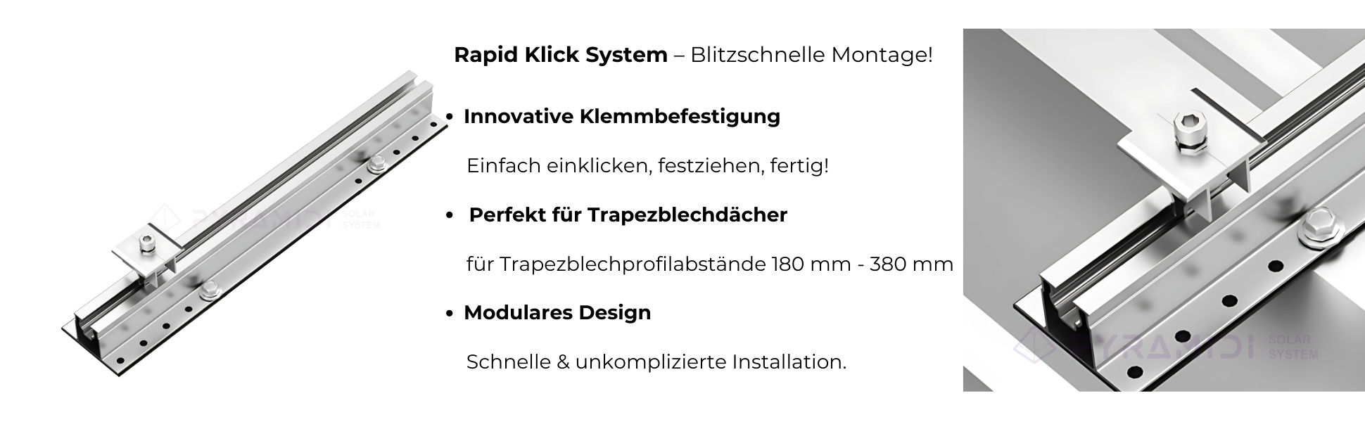 Technische Zeichnung Solarmodul Halterung