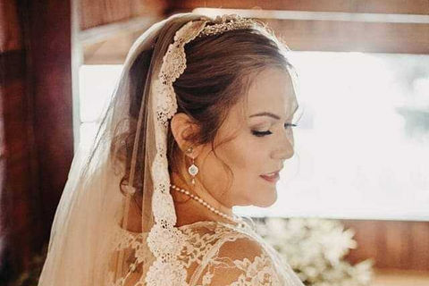 A beautiful bridal look done by Just Beauty & Esthetics