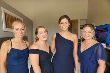 Bridesmaids Makeup done by Kimberly Schlosser of Just Beauty and Esthetics