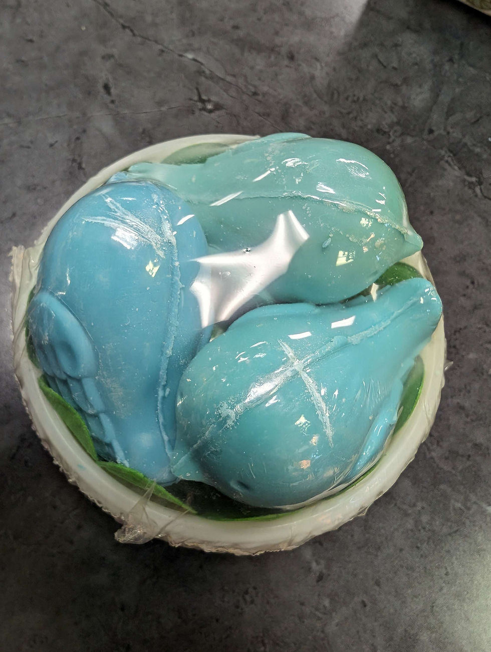 Thumbnail: Vintage Avon 3 birds soap and dish New in plastic deadstock
