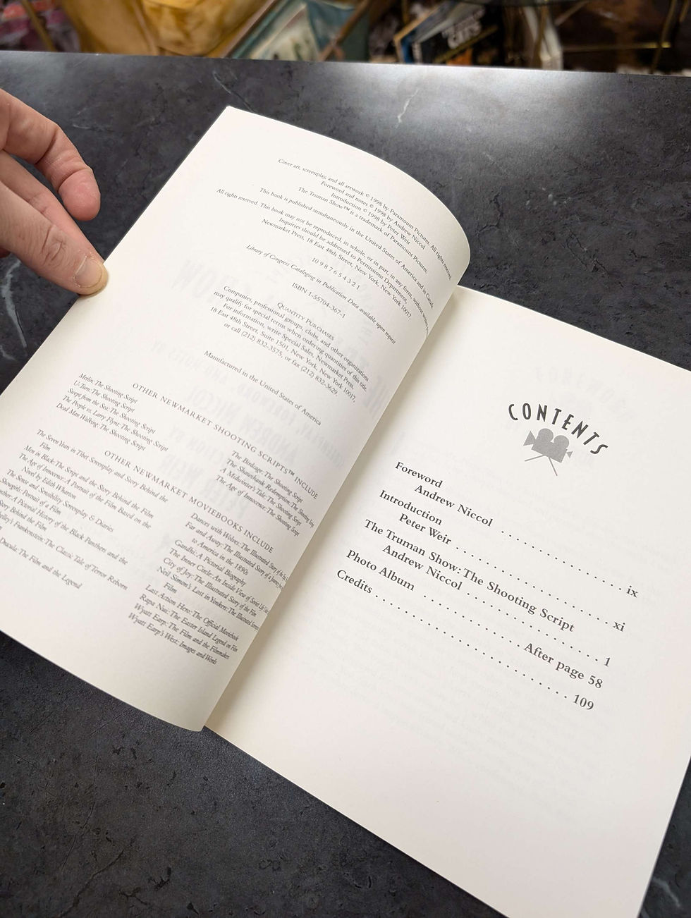 Thumbnail: The Truman Show Screenplay Paperback Book 1998 The Shooting Scripts Movie 1998