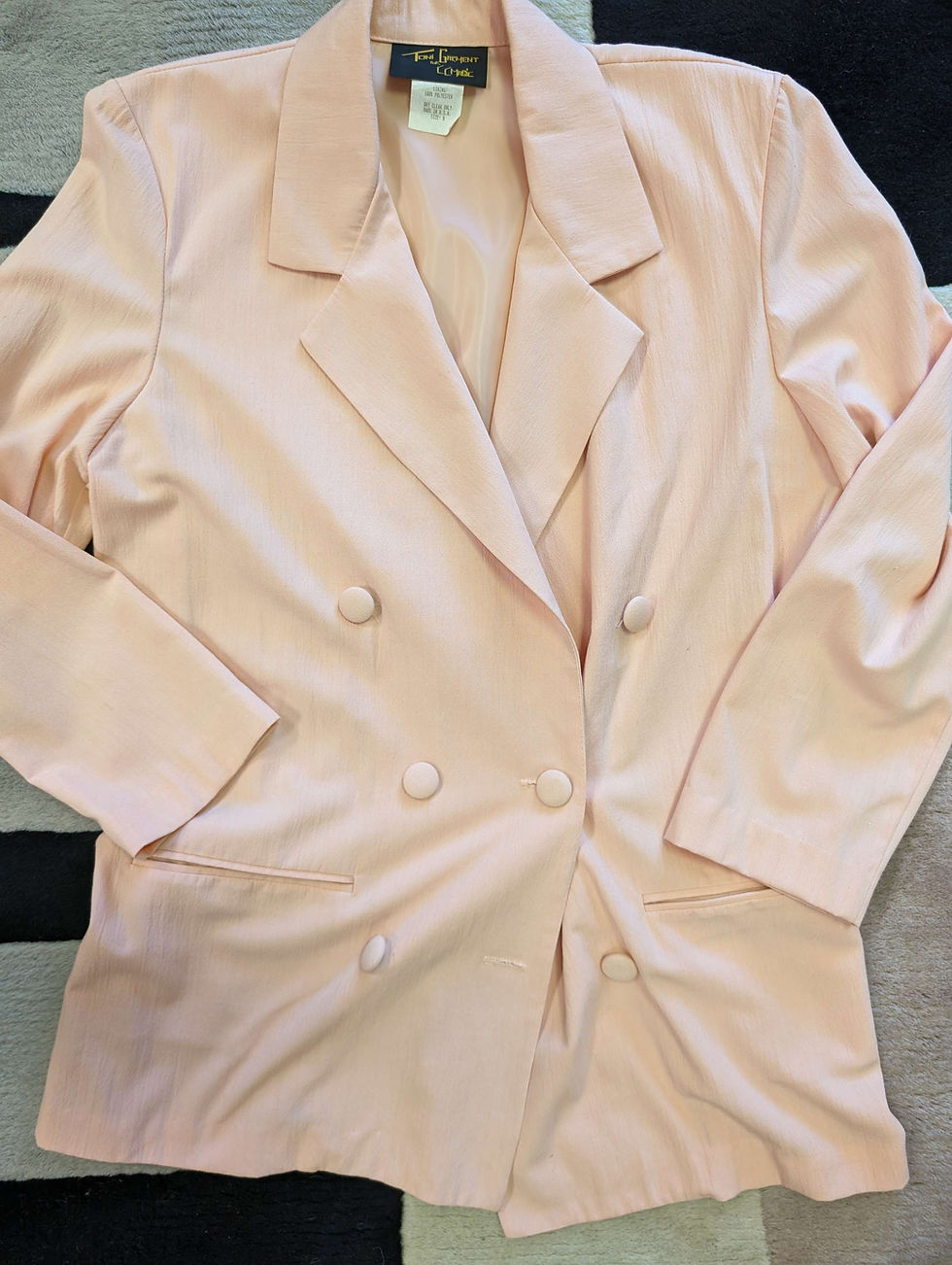 Thumbnail: 2 Two piece Lady Boss power skirt suit - Vintage Size 8