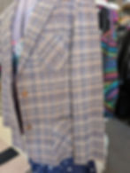 Thumbnail: Union Made Plaid Wool Ladies Blazer Jacket 16 Large USA Made Muted Colors