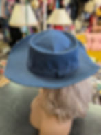 Thumbnail: Denim Western Cowboy Vibes Ladies Hat Simply Barbara M USA Made