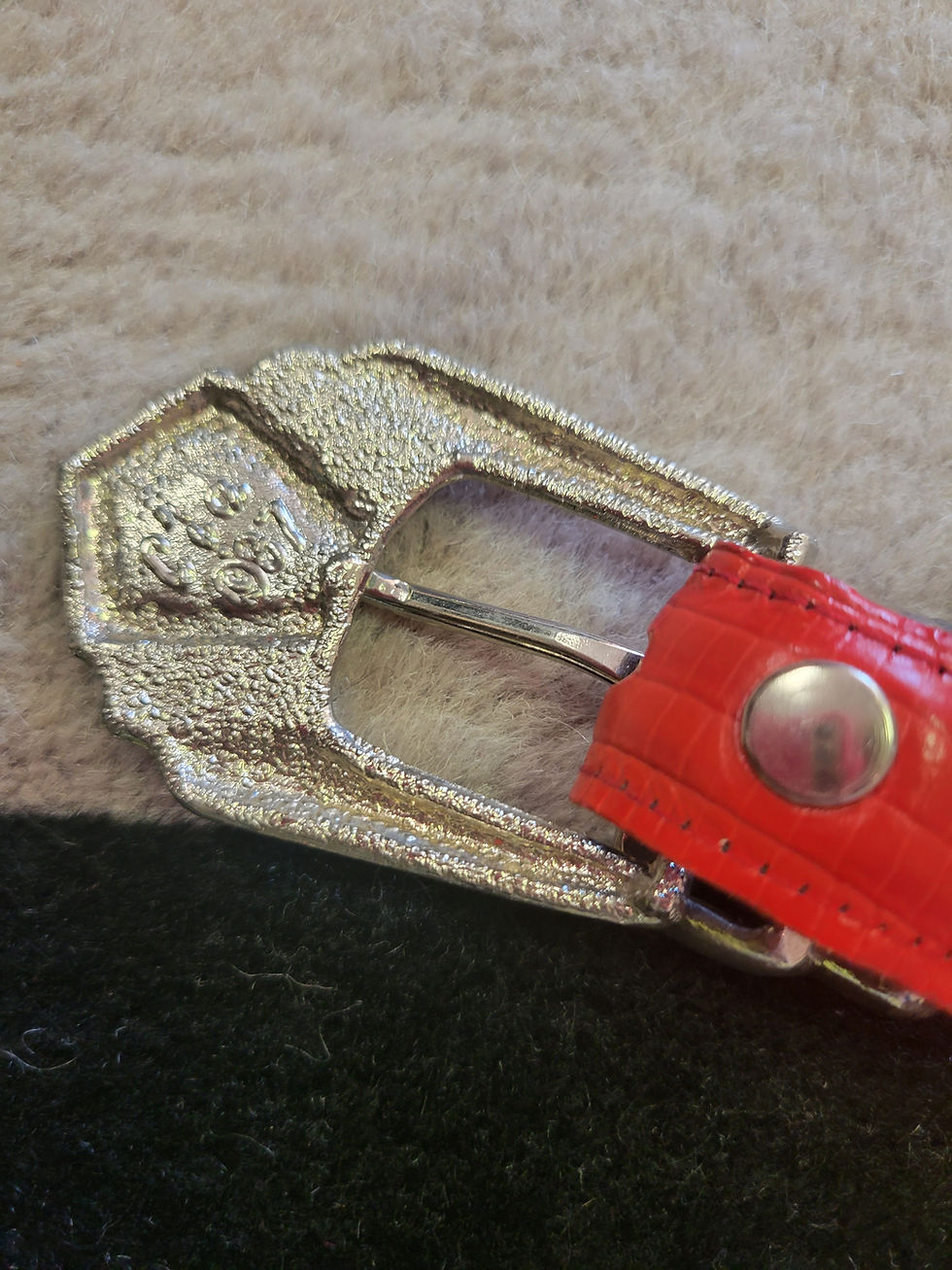 Thumbnail: Red CIA Accessories 87 Leather belt