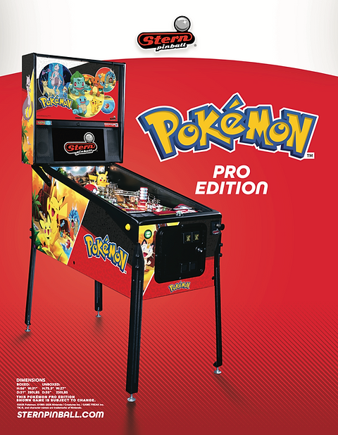 海外版　ポケモンピンボール Pokemon Pro Edition Pinball Machine | Flip N Out Pinball