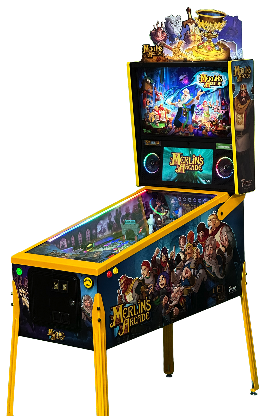 Merlin's Arcade Pinball Machine - LEGENDARY EDITION