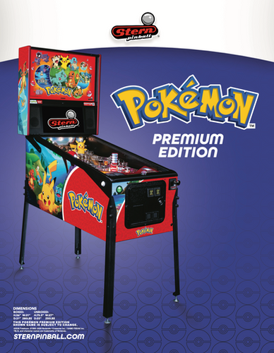 Pokemon PINBALL  (海外版) Pokemon Premium Edition Pinball Machine | Flip N Out Pinball