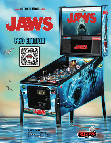 Jaws Pinball Machine - Pro Model | Flip N Out Pinball