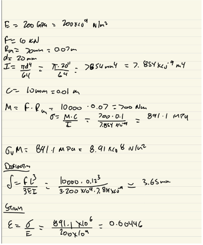 hand calculations