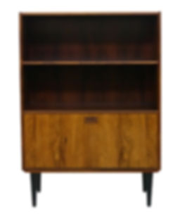 Danish 1960s Rosewood Bookshelf with Doors