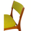 Thumbnail: Six Teak and Green Fabric 1960's Danish Dining Chairs
