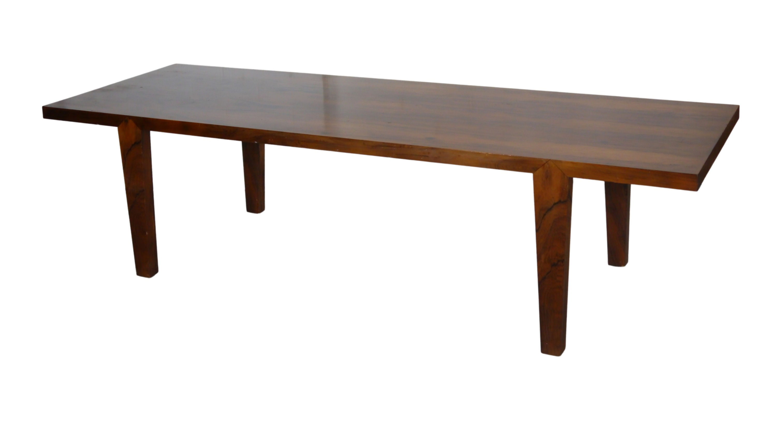 Danish Mid Century Large Brazilian Rosewood Coffee Table