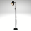 Thumbnail: Mid Century Danish 1960's Chrome and Acrylic Floor Lamp