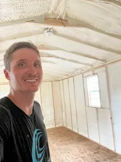 closed cell spray foam insulation in metal building Tavares Florida