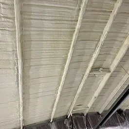Closed Cell Spray Foam Insulation for a 60x100 Commercial Collision Shop in Umatilla, Fl