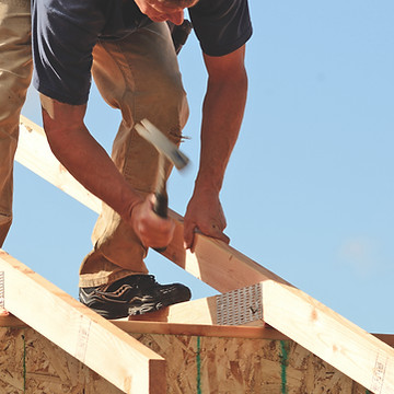 Roofer at Work
