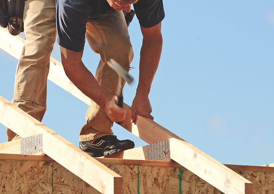 Roofer at Work