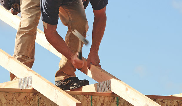 Roofer at Work