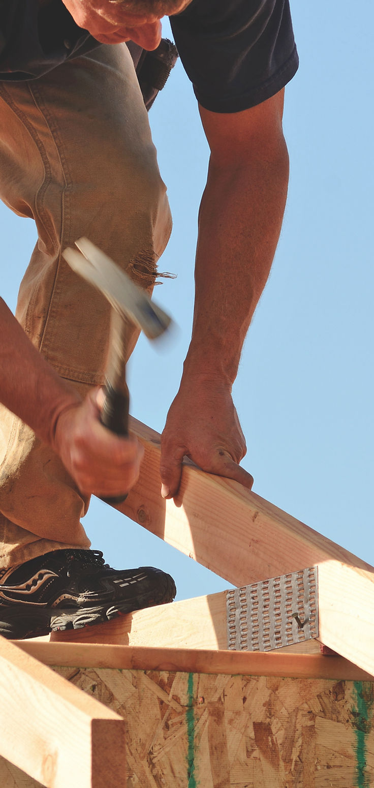 Roofer at Work